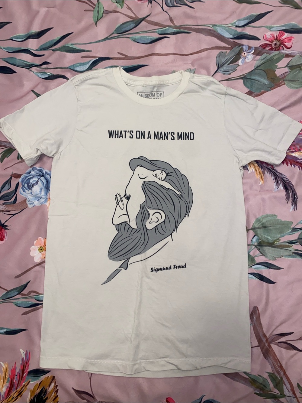 What's On A Man's Mind Sigmund Freud Graphic Tee - 100% Cotton